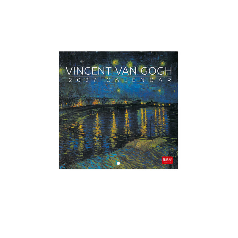 Ref. LEGCAL270097, Calendrier 2027 - Art - Vincent Van Gogh - 18x18 cm, marque LEGAMI