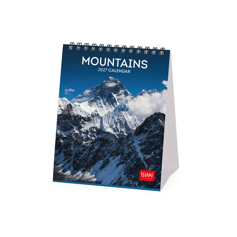 Ref. LEGCAL270127, Calendrier 2027 - Paysages - montagnes - 12x14,5 cm, marque LEGAMI