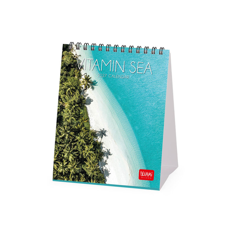Ref. LEGCAL270128, Calendrier 2027 - Paysages - mer - 12x14,5 cm, marque LEGAMI