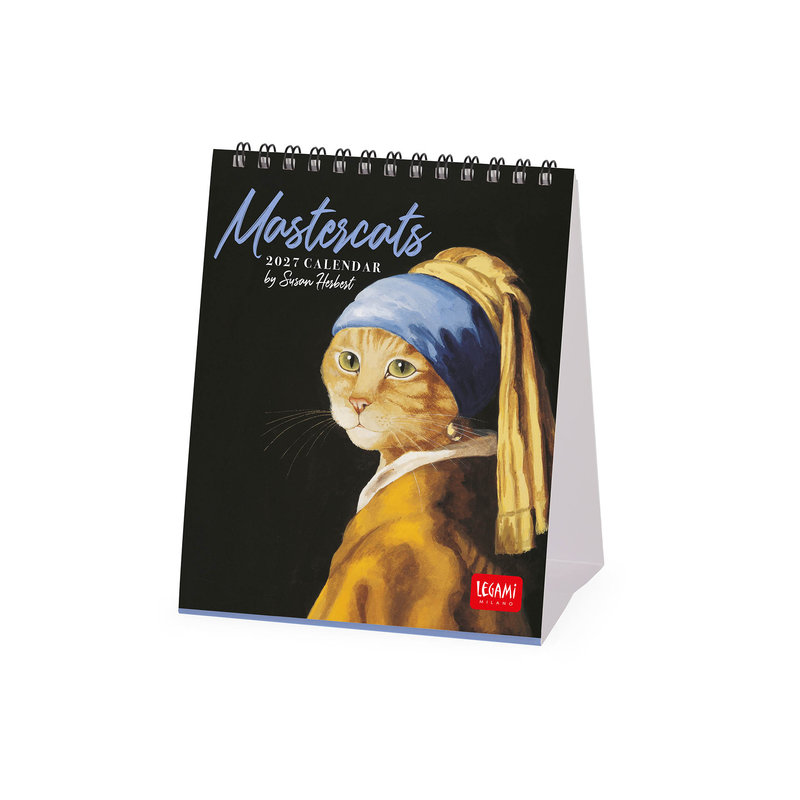 Ref. LEGCAL270136, Calendrier 2027 - Art - mastercats - 12x14,5 cm, marque LEGAMI