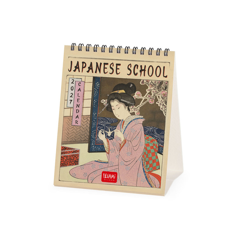Ref. LEGCAL270137, Calendrier 2027 - Art - école japonaise - 12x14,5 cm, marque LEGAMI