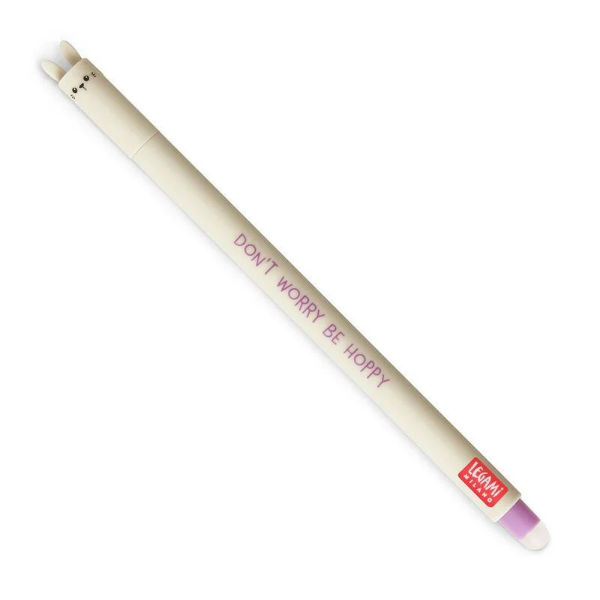 Image de  Stylo encre gel effaçable lapin 