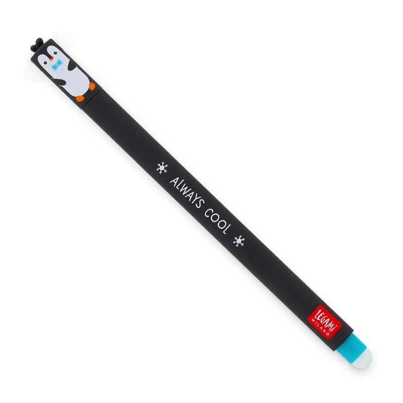 Image de  Stylo encre gel effaçable pingouin 