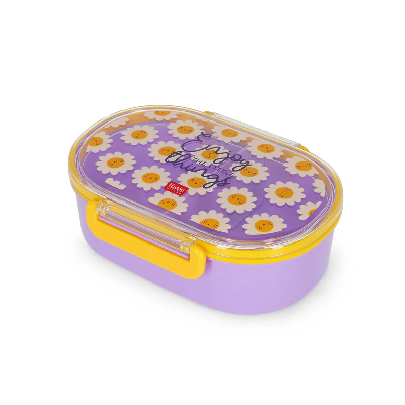 Image de  LEGAMI - Boîte à gouter Snack & Go fleur 