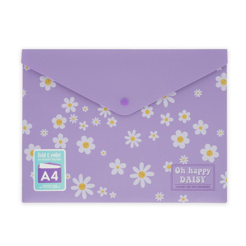 Image de  LEGAMI - Petit porte-documents Fold & Order fleur 