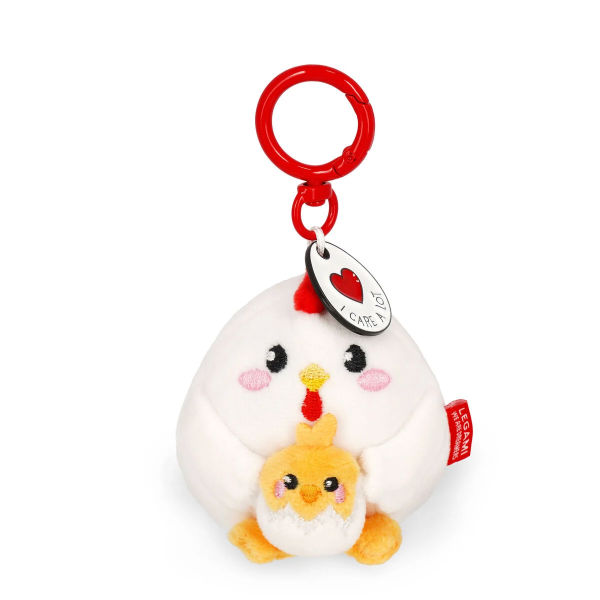 Image de  Porte-clés peluche Super Soft! poule 