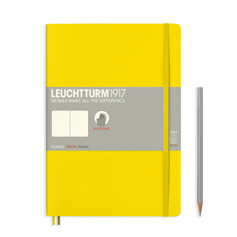Image de  Carnet Leuchtturm souple B5 uni jaune 