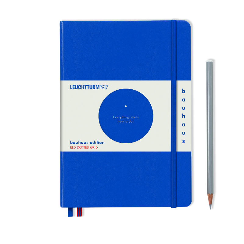 Image de  Carnet Leuchtturm Bauhaus A5 pointillés bleu roi 