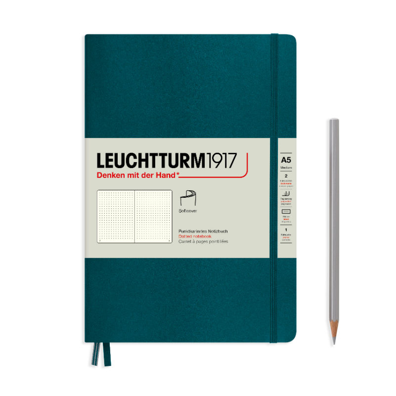 Image de  Carnet Leuchtturm souple A5 pointillés caraïbe 