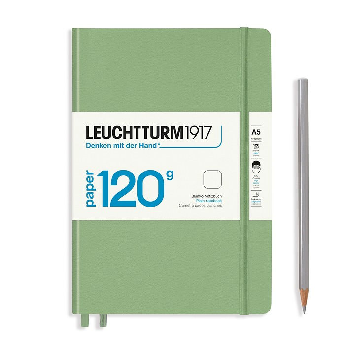Image de  Carnet Leuchtturm ED 120gr A5 uni sauge 