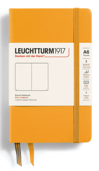Image de  Carnet Leuchtturm rigide A6 uni rising sun 