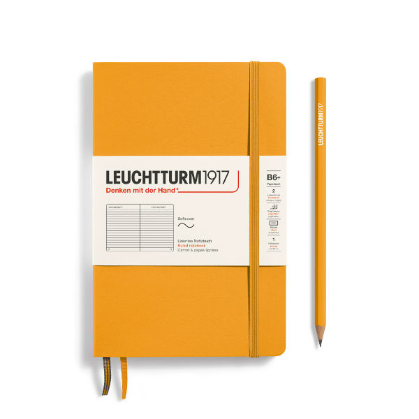 Image de  Carnet Leuchtturm souple B6+ ligné rising sun 