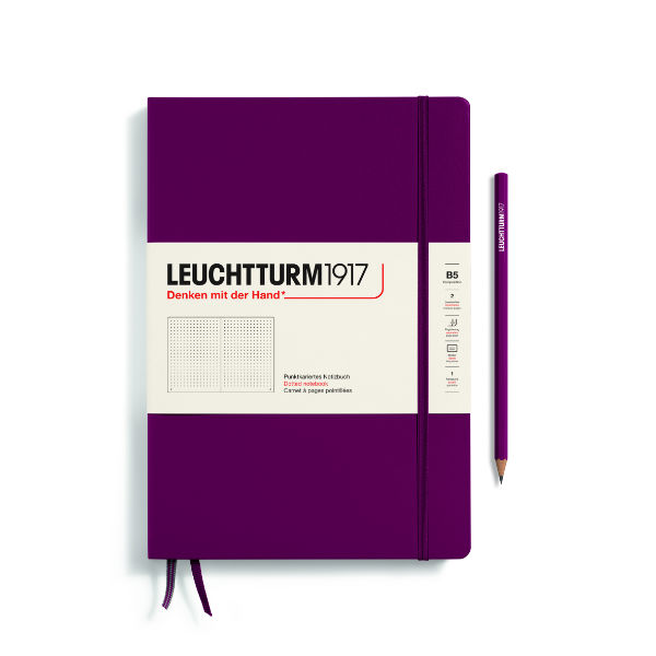 Image de  Carnet Leuchtturm B5 pointillés port red 