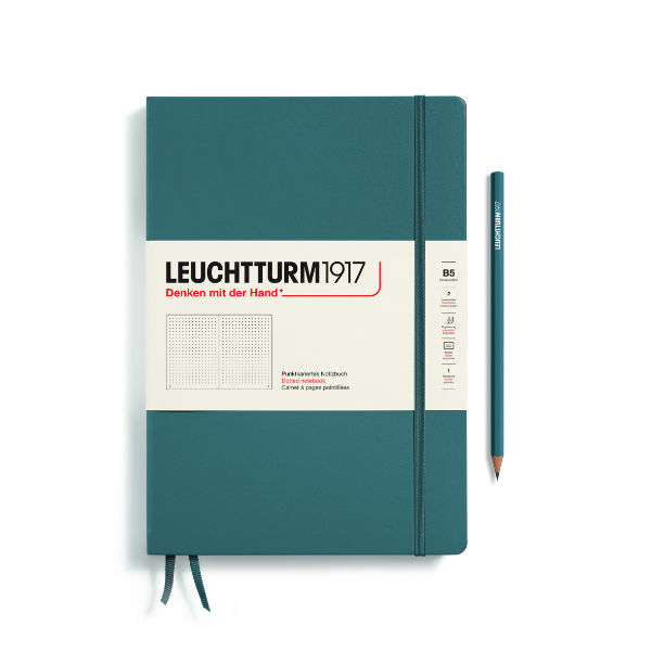 Image de  Carnet Leuchtturm B5 pointillés stone blue 