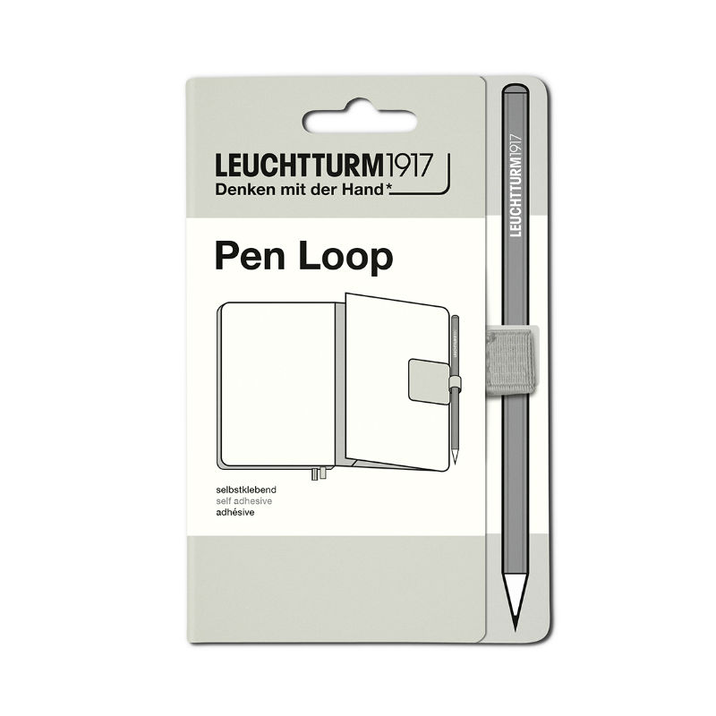 Image de  Passant pour stylo Leuchtturm Pen Loop light grey 
