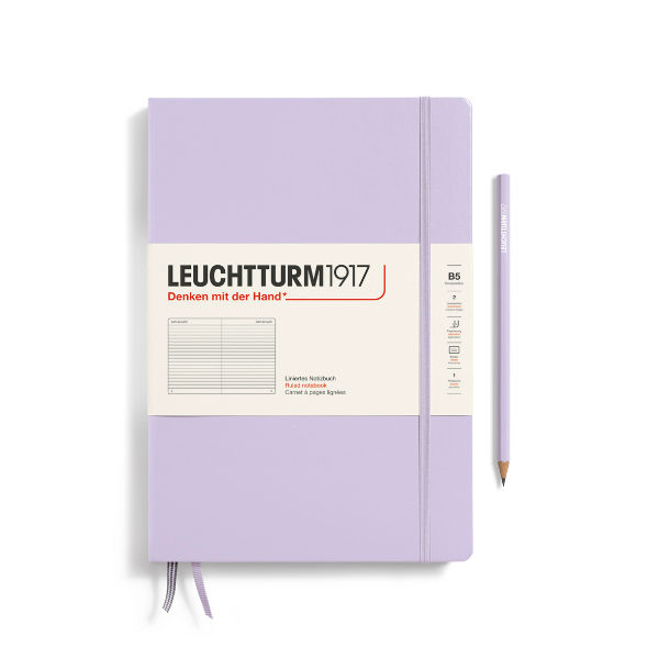 Image de  Carnet Leuchtturm B5 ligné lilas 