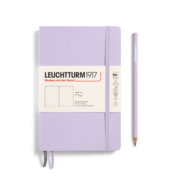 Image de  Carnet Leuchtturm souple B6+ uni lilas 