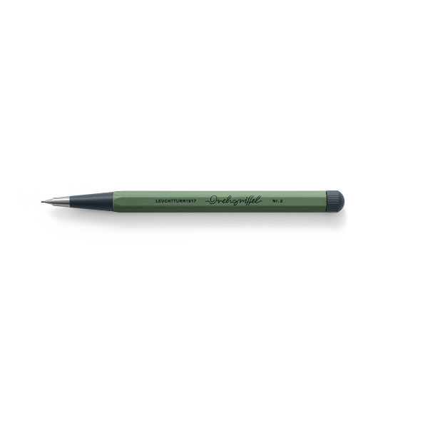 Image de  Porte mines Leuchtturm Drehgriffel olive 