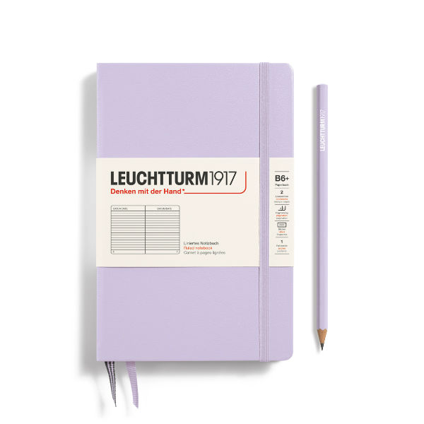 Image de  Carnet Leuchtturm B6+ ligné lilas 