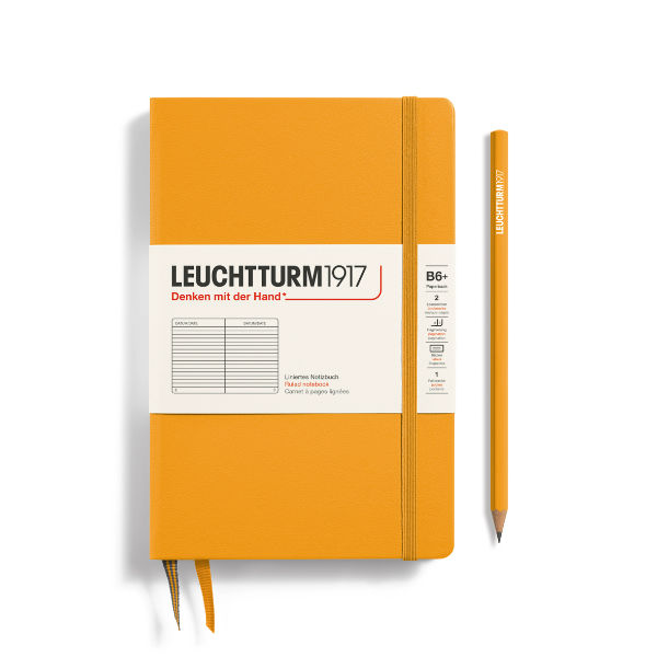 Image de  Carnet Leuchtturm B6+ ligné rising sun 
