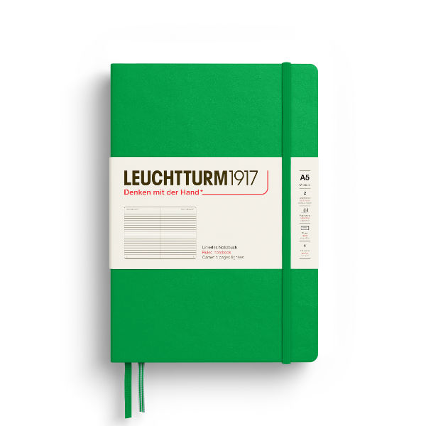 Image de  Carnet Leuchtturm A5 ligné spring leaf 
