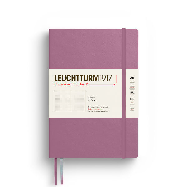 Image de  Carnet Leuchtturm souple A5 pointillés dusty rose 