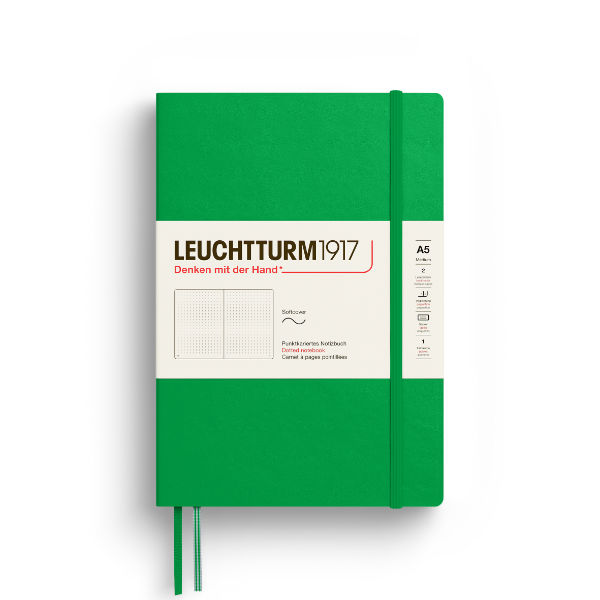 Image de  Carnet Leuchtturm souple A5 pointillés spring leaf 