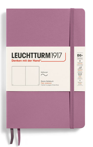 Image de  Carnet Leuchtturm souple B6+ uni dusty rose 