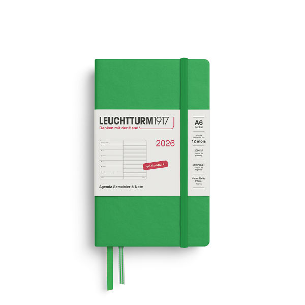 Image de  Agenda & carnet A6 spring leaf 1 semaine sur 1 page 2026 