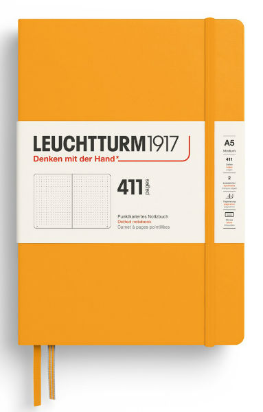 Image de  Carnet leuchtturm 411 a5 pointillÉs rising sun 