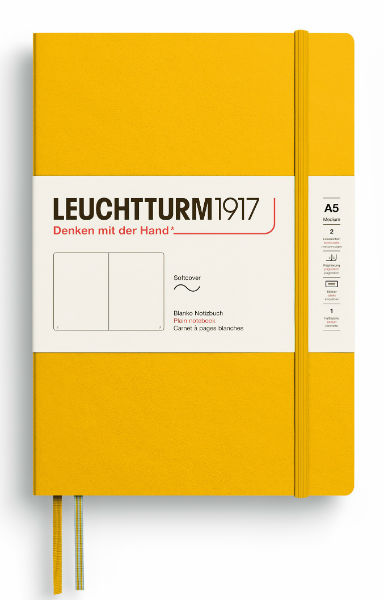 Image de  Carnet Leuchtturm souple A5 uni sunflower 