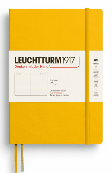 Image de  Carnet Leuchtturm souple A5 ligné sunflower 