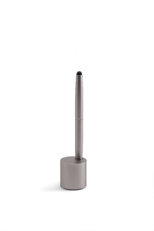 Image de  Stylo 2 en 1 bille et stylet City gris métallique 