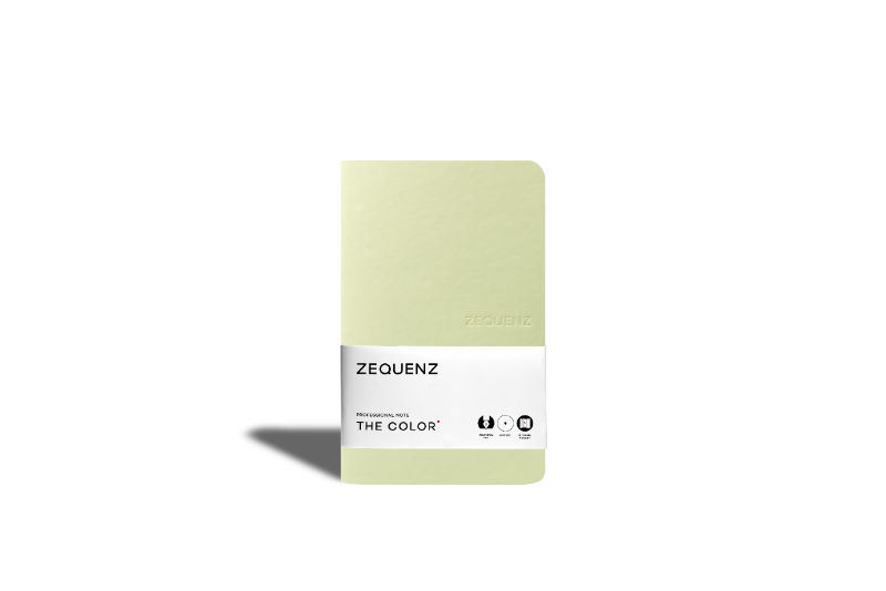 Ref. LMG360TCJNOTEOLR, Carnet Zequenz Professional Note ligné olive, Vert, marque ZEQUENZ