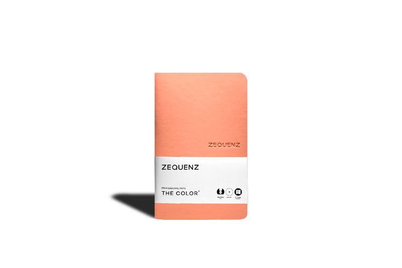 Ref. LMG360TCJNOTEPHR, Carnet Zequenz Professional Note ligné, Orange, marque ZEQUENZ