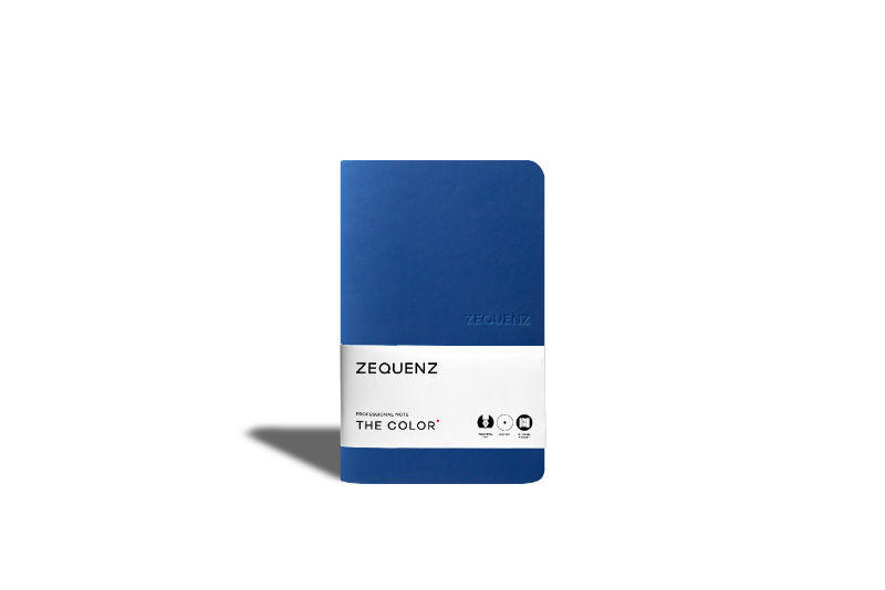 Ref. LMG360TCJNOTERBR, Carnet Zequenz Professional Note ligné bleu royal, Bleu, marque ZEQUENZ