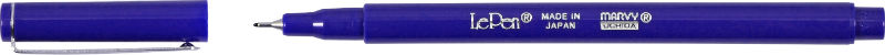 Ref. LMG4300S29, Feutre fin Le Pen bleu marine, Bleu, marque MARVY UCHILDA
