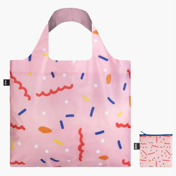 Image de  Sac de courses pliable céleste wallaert confetti 