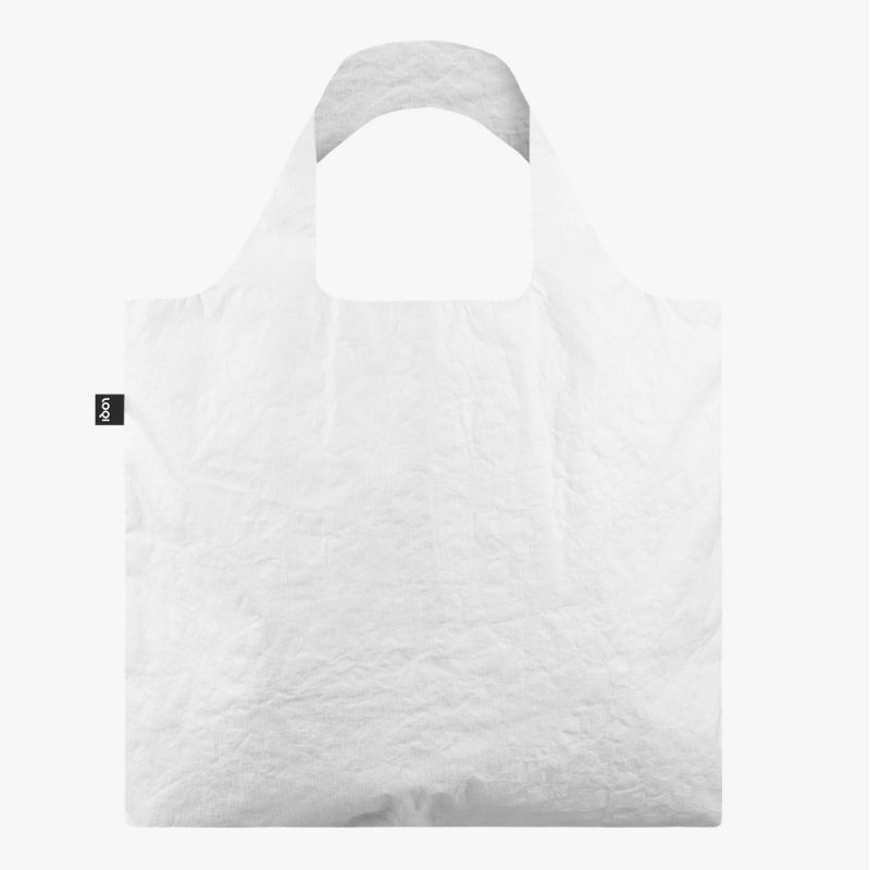 Image de  Sac de courses pliable tyvek blanc 