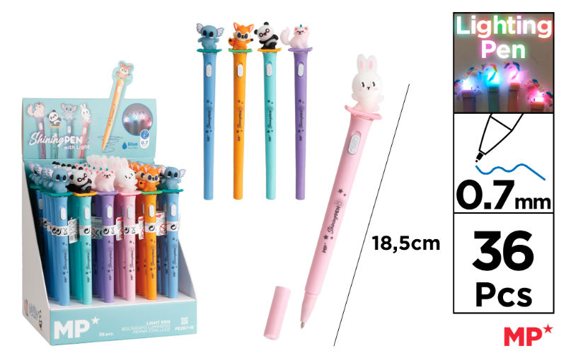 Image de  Stylo fantaisie multifonction lumineux 