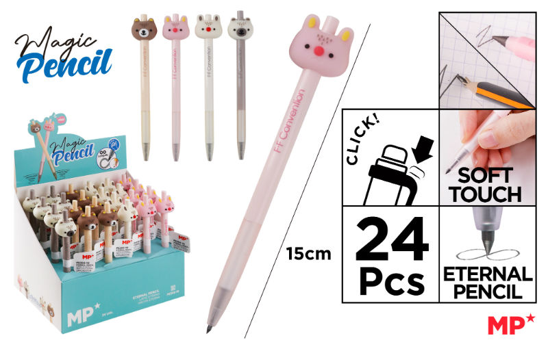 Ref. MALPE35510, Crayon éternel animaux, Assorties, marque MP