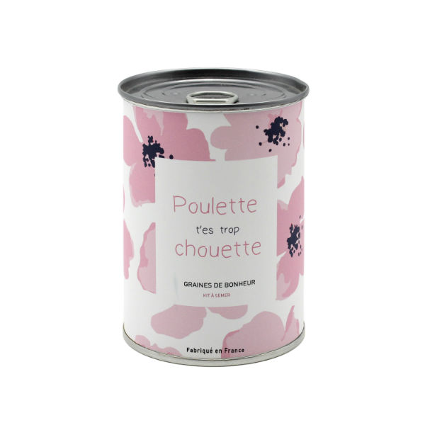 Ref. MAUNFAMPOULETTE, Kit à semer Poulette t'es la plus chouette, marque MAUVAISES GRAINES