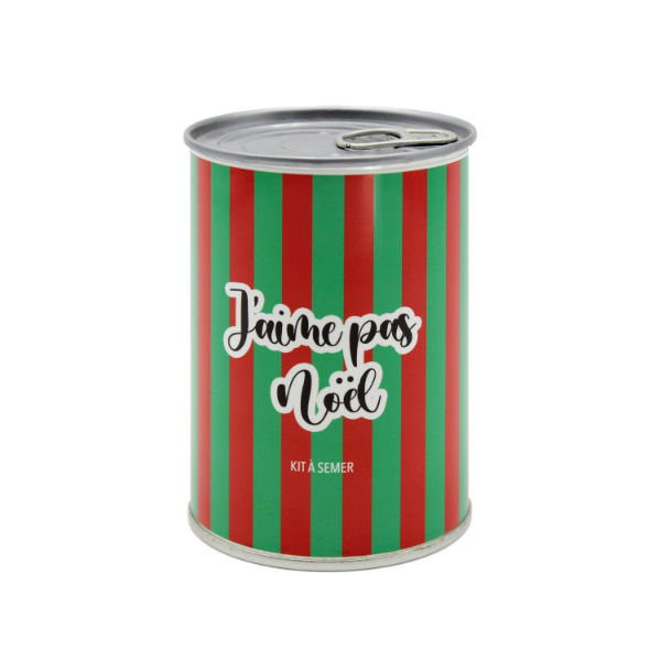 Ref. MAURAYNOEL, kit à semer j' aime pas Noël, marque MAUVAISES GRAINES