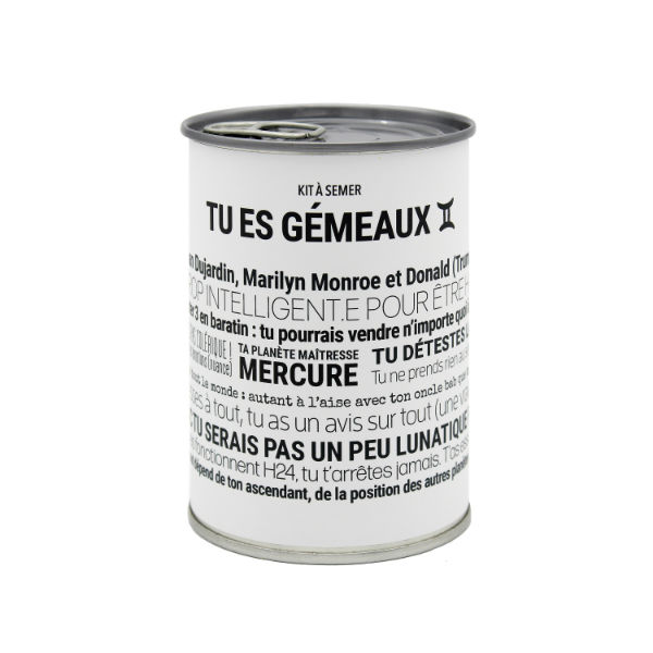 Ref. MAUTEDGEMEAUX, Kits à semer Gémeaux, marque MAUVAISES GRAINES