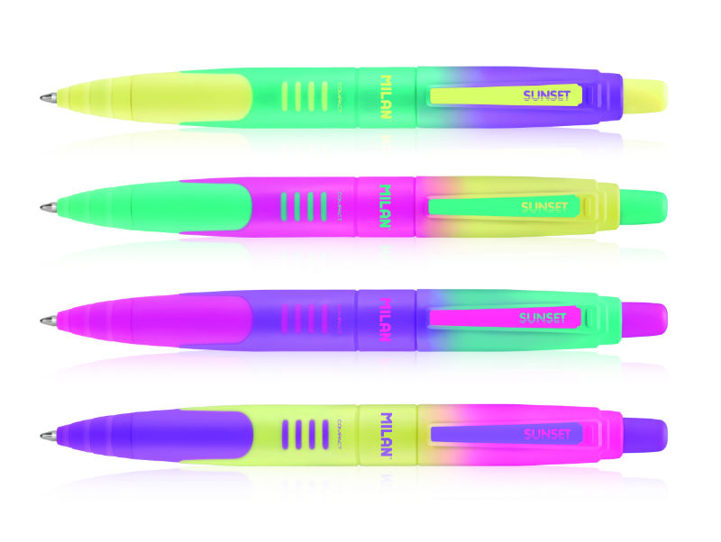 Image de  Stylo bille compact Sunset - Coloris Aléatoires 