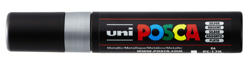 Image de  Marqueur Posca pointe extra large argent 