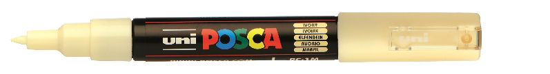 Ref. MITPC1MCI, Marqueur Posca pointe extra fine ivoire, Marron, marque POSCA