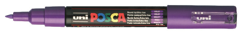 Image de  Marqueur Posca pointe extra fine violet 