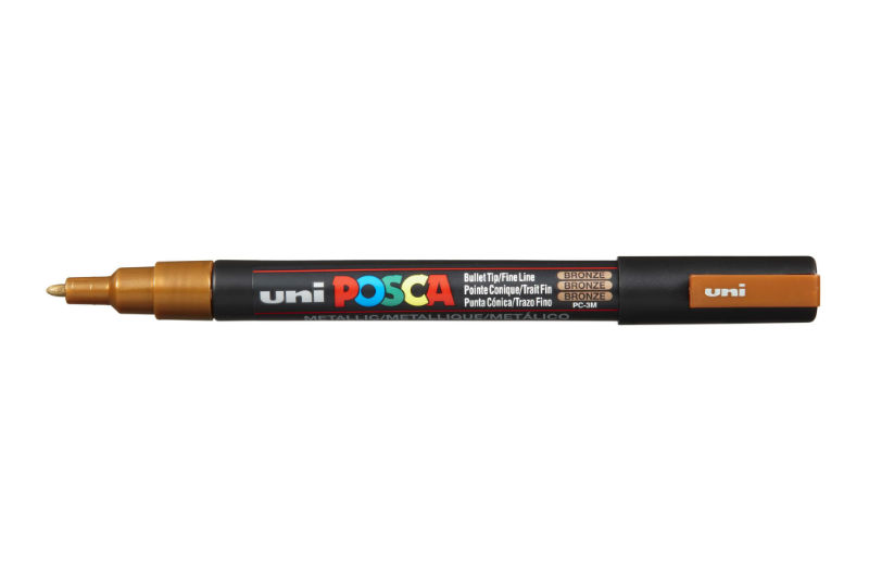 Image de  Marqueur Posca pointe fine bronze 