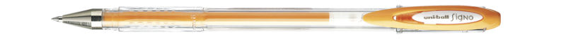 Ref. MITUM120ACO, Stylo bille Signo pastel orange, Orange, marque UNIBALL